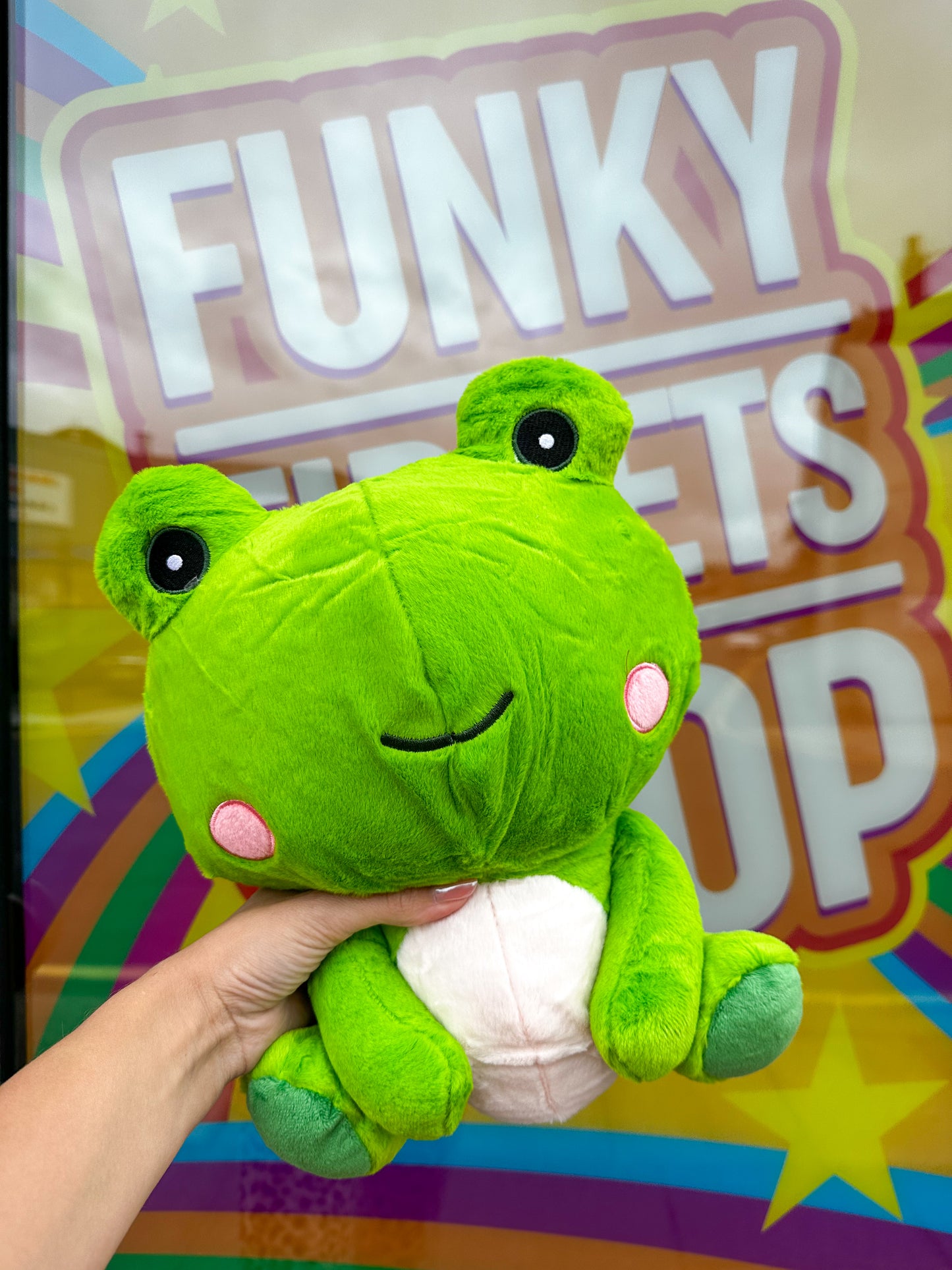 Giant Funky Plushies - Kenny, Sunny, Penny & Connie