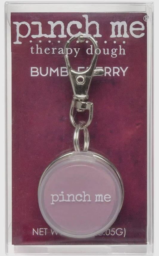 Pinch me therapy dough keychain