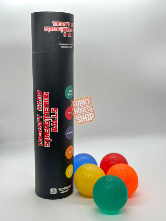Therapy hand strengthening balls - 5 pack