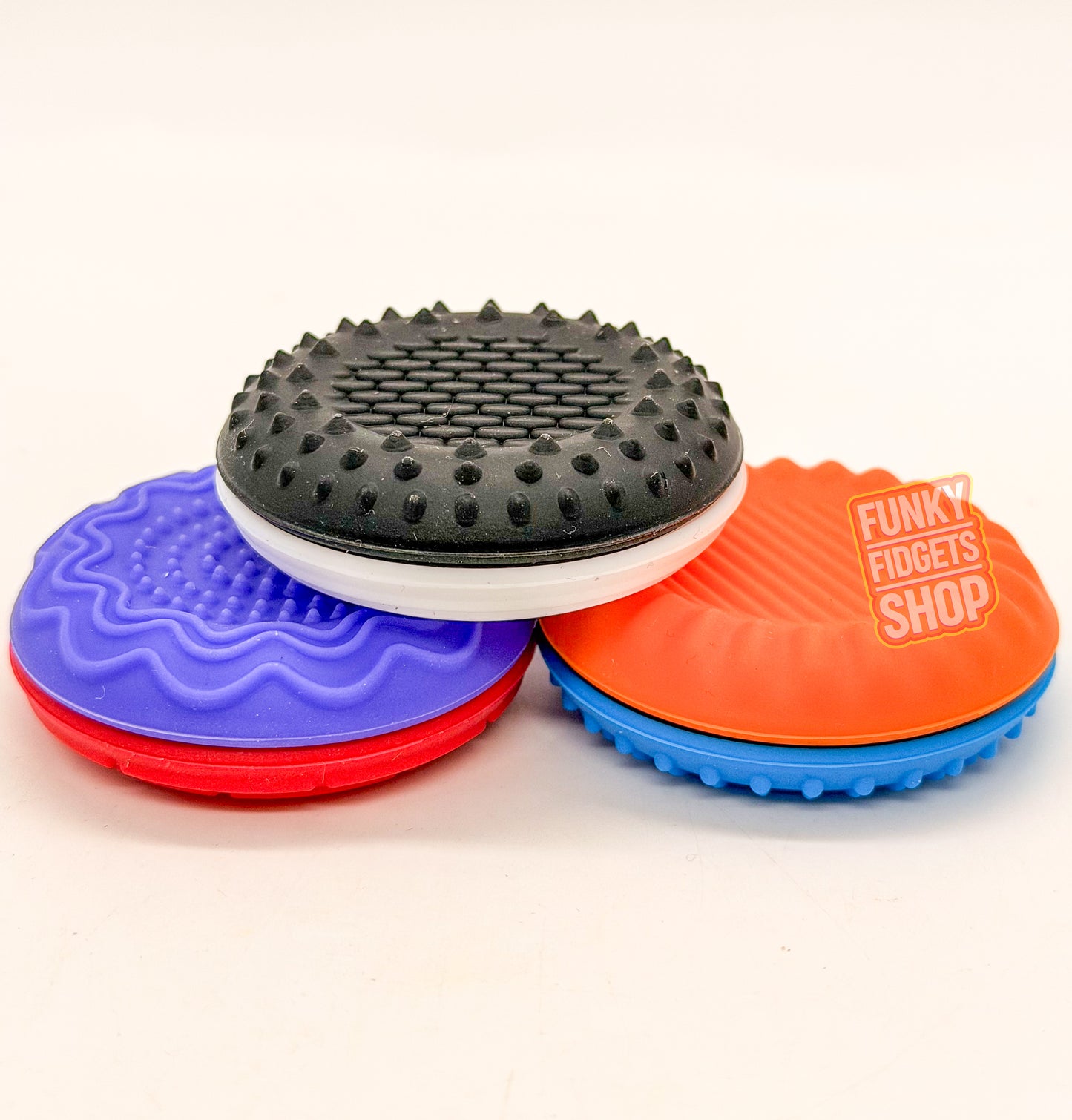 Funky Textured Fidget Magnet Sliders