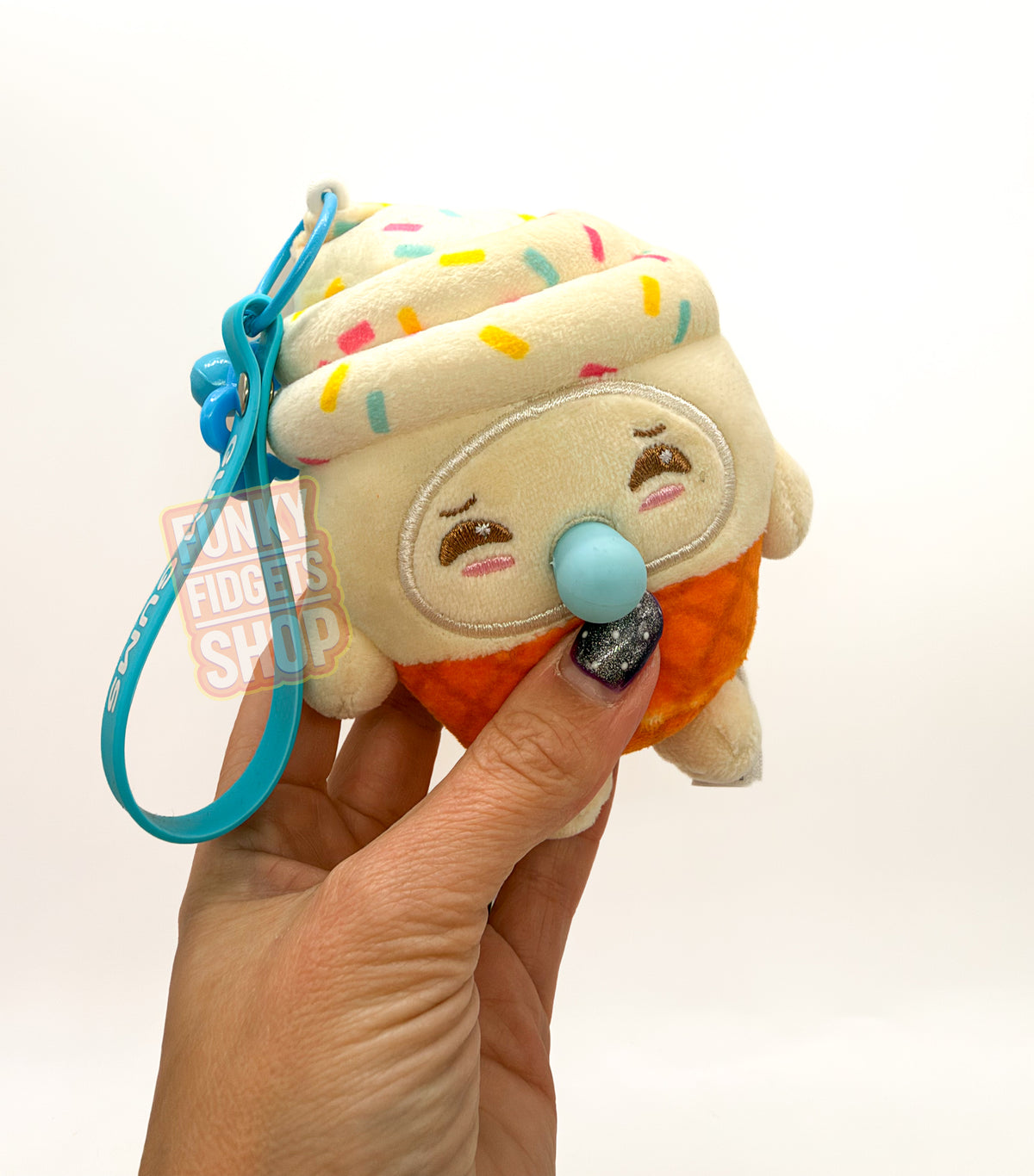 Gum Gum Bubble Blowing Plush Keychain