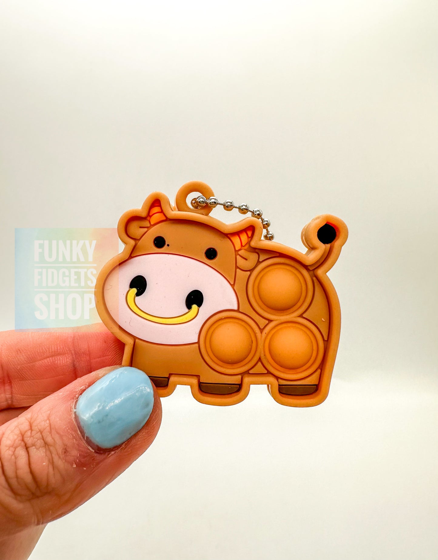 Animal Mini Pop It Keyring