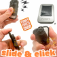 Funky metal slide & click