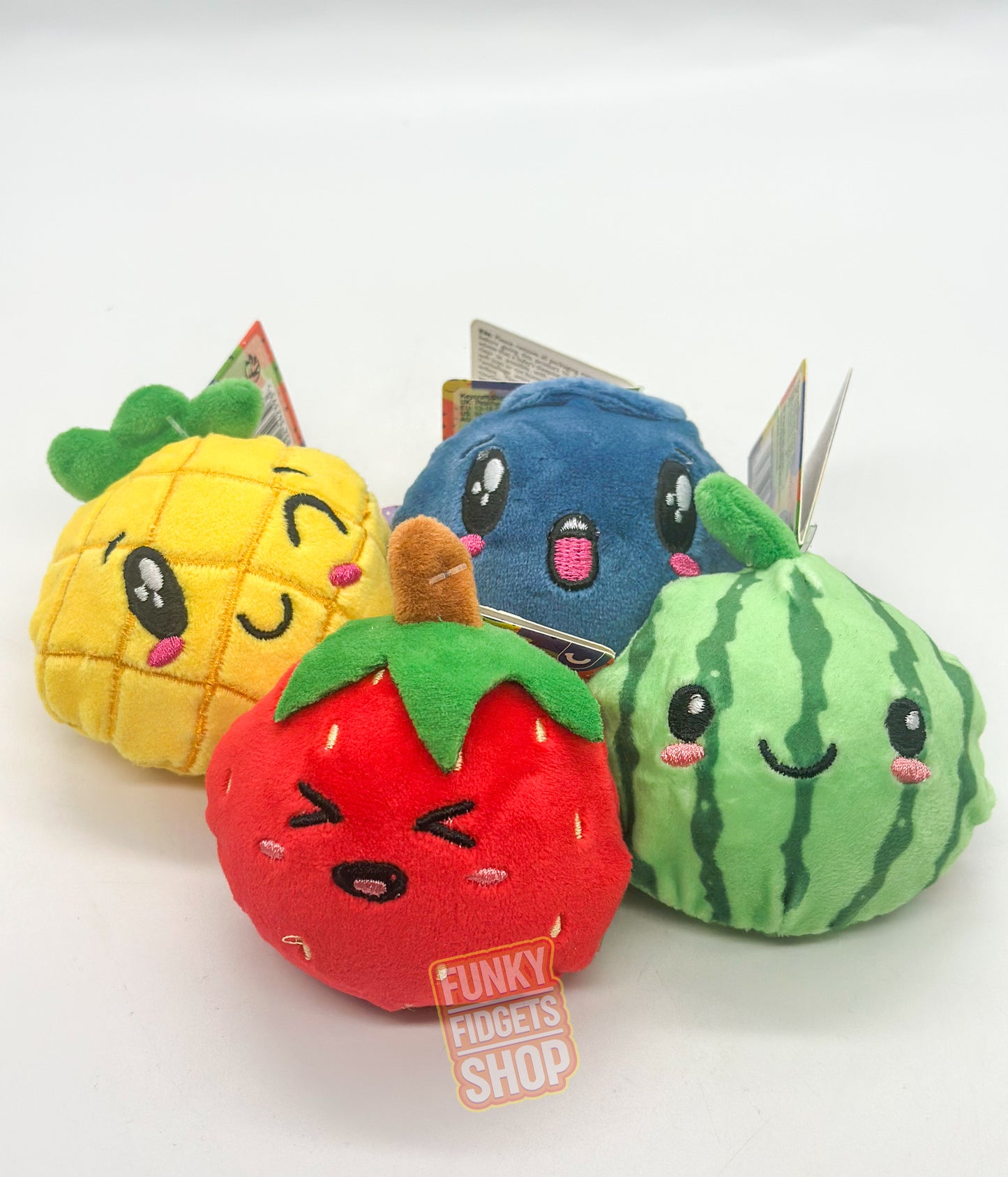 Fruit squishy plushies