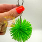 Funky Green Koosh Keychain