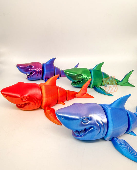 3D printed shark - 16cm