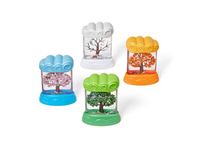 Changing seasons sensory tubes