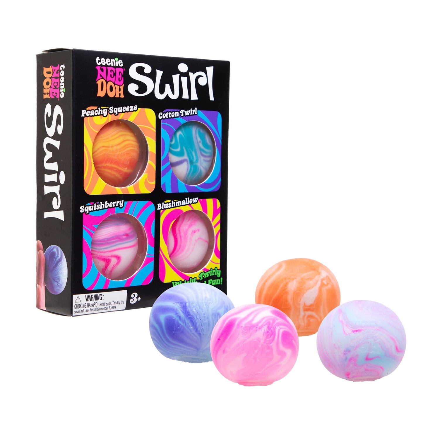 NeeDoh teenie swirls - 4 pack