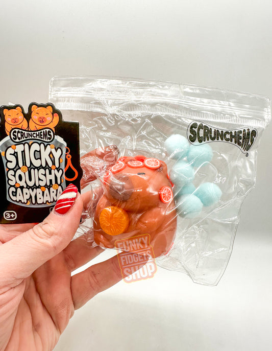 Scrunchems Sticky Squishy Capybara Taba