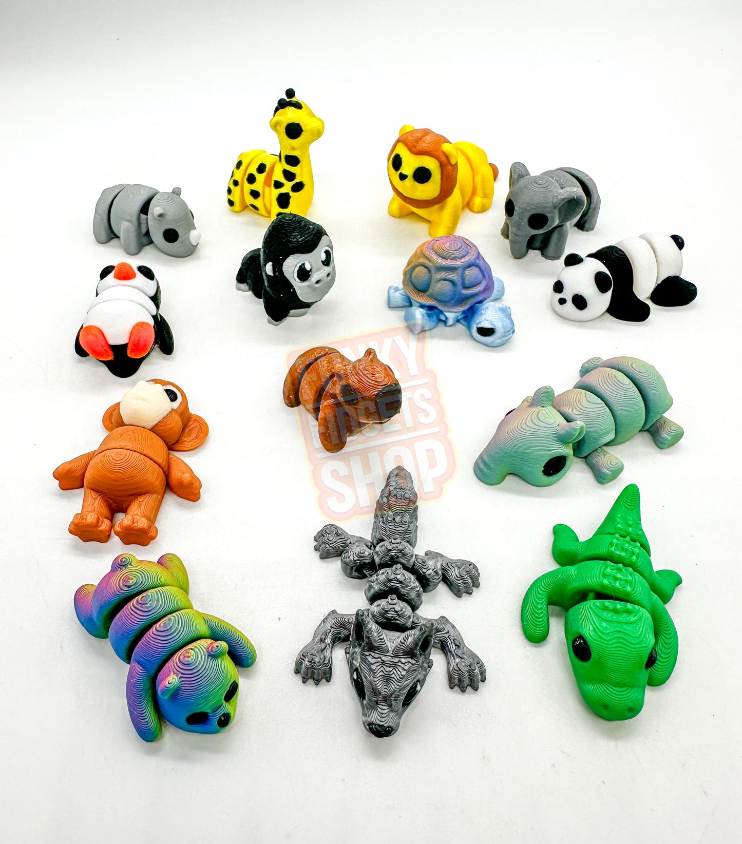Jigglets - 3D printed wiggle collectibles