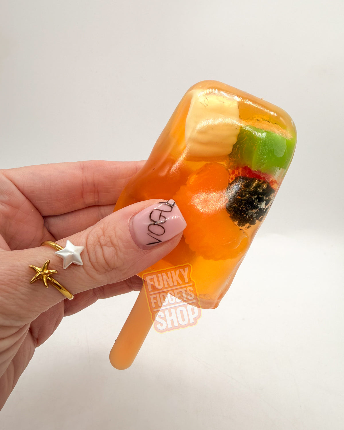 Funky Fruity Squishy Lollipop - JellyBall filled