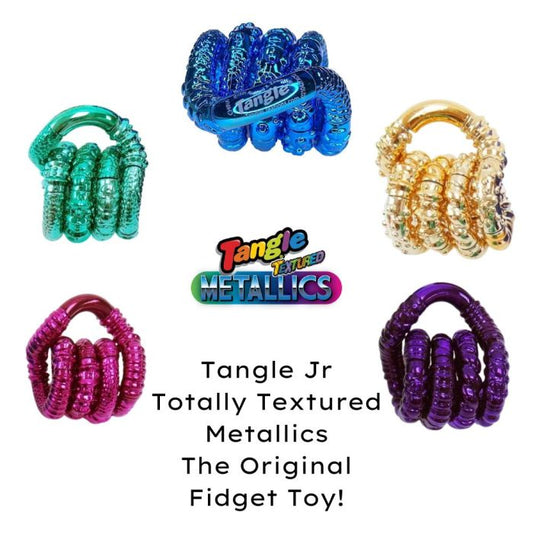 Textured metallic tangle