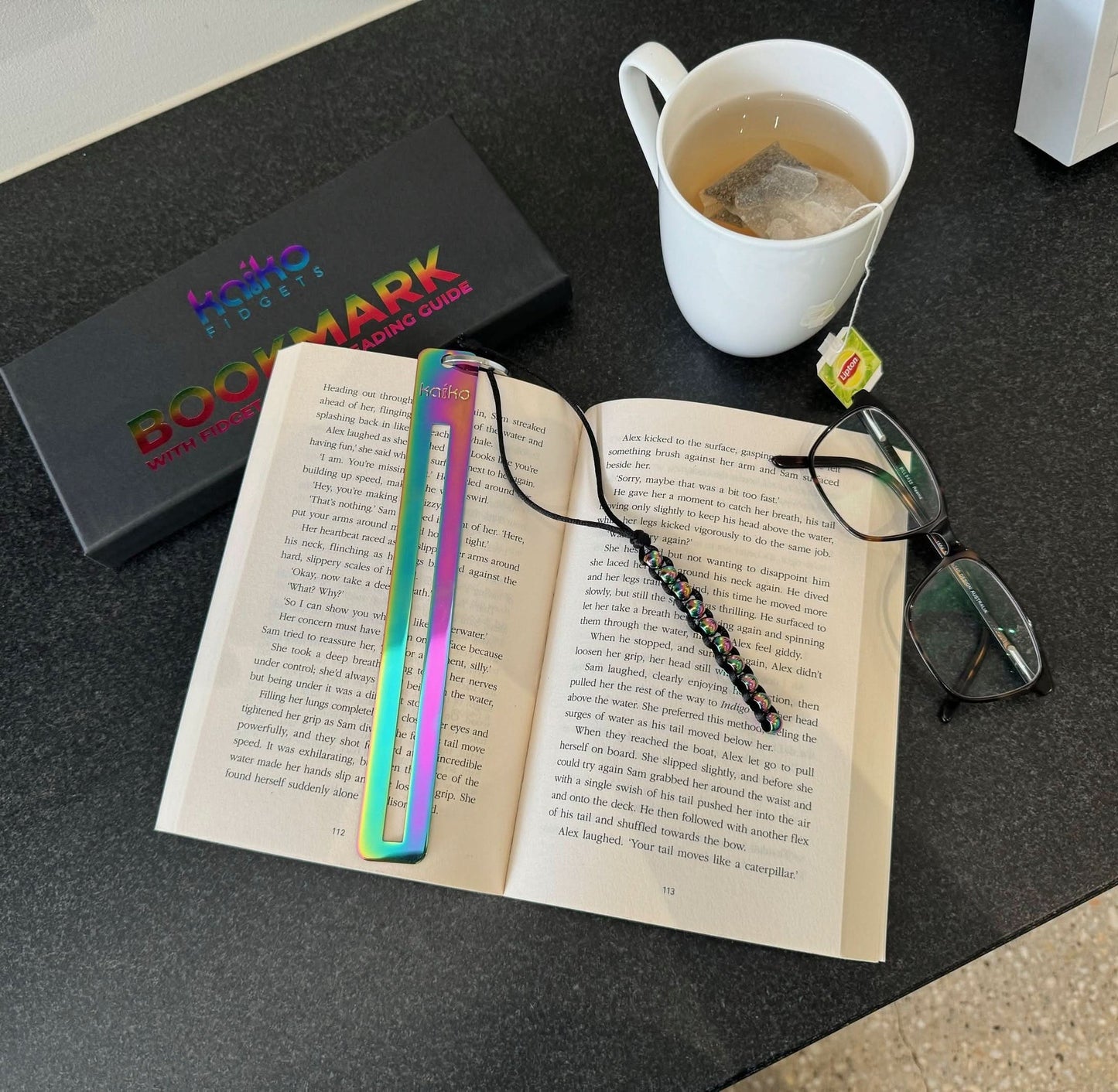 Kaiko Metal Bookmark & Reading guide