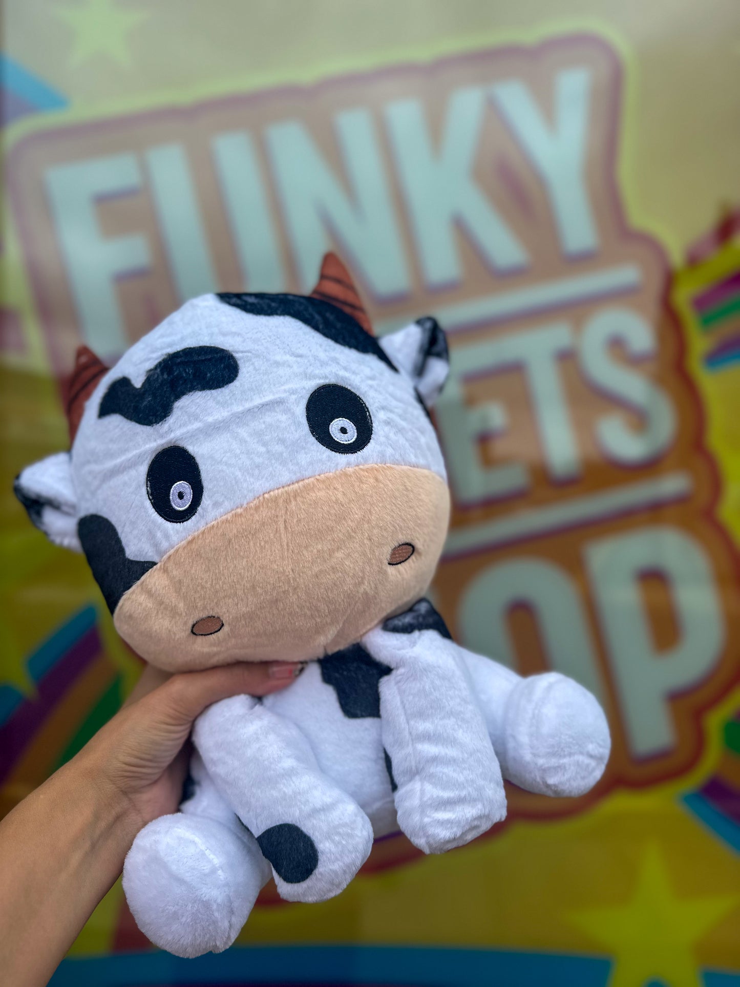 Giant Funky Plushies - Kenny, Sunny, Penny & Connie