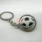 Funky Football Spinning Keyring