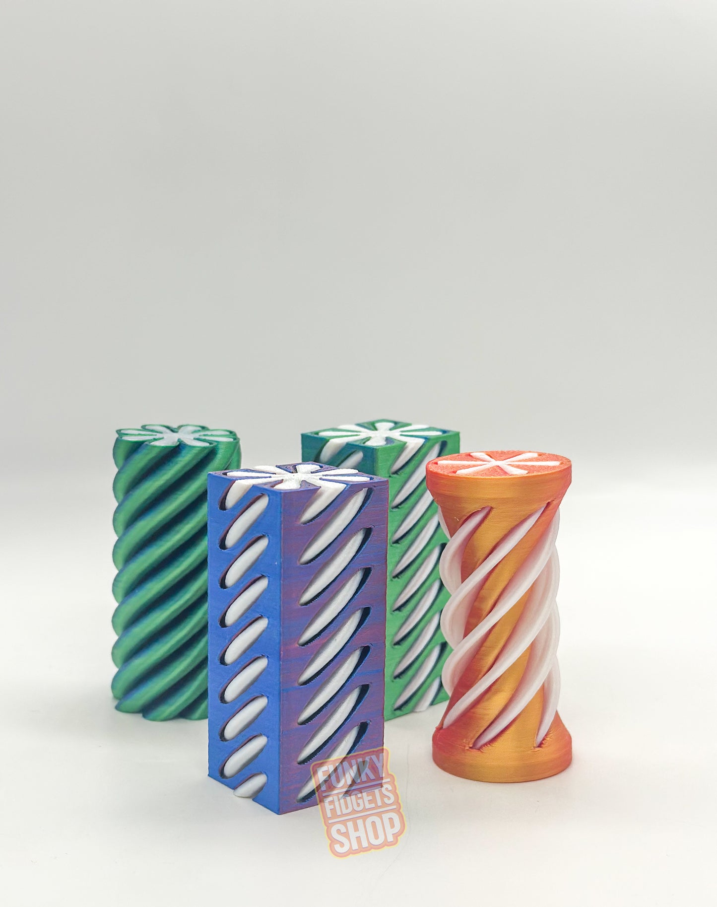 Metallic 3D fidgets