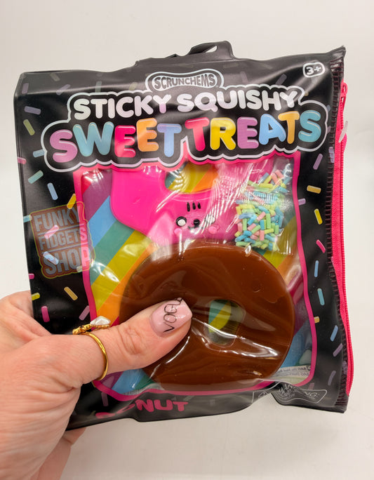 Scrunchems Sticky Squishy Donut - Sweet Treats taba
