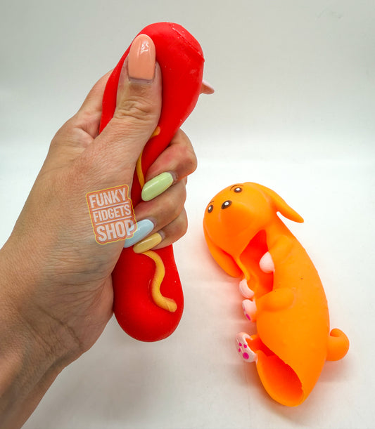 Squeeze hotdog