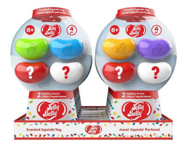 Jelly belly scented squishy mystery pack x4