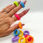 Sensory fidget rings 12pcs