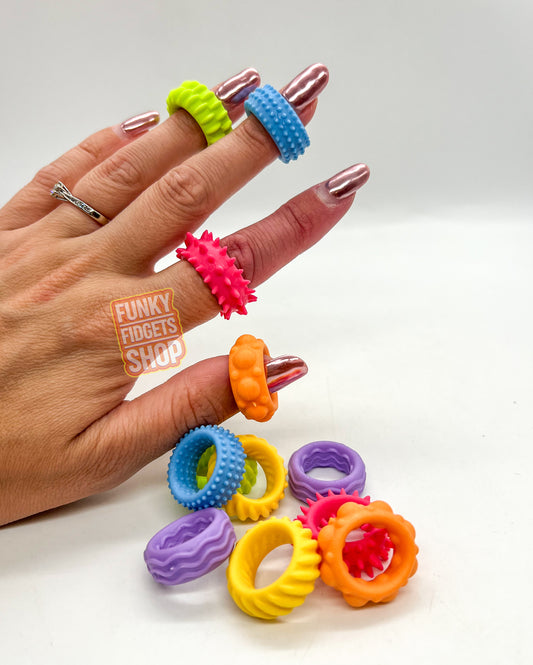 Sensory fidget rings 12pcs