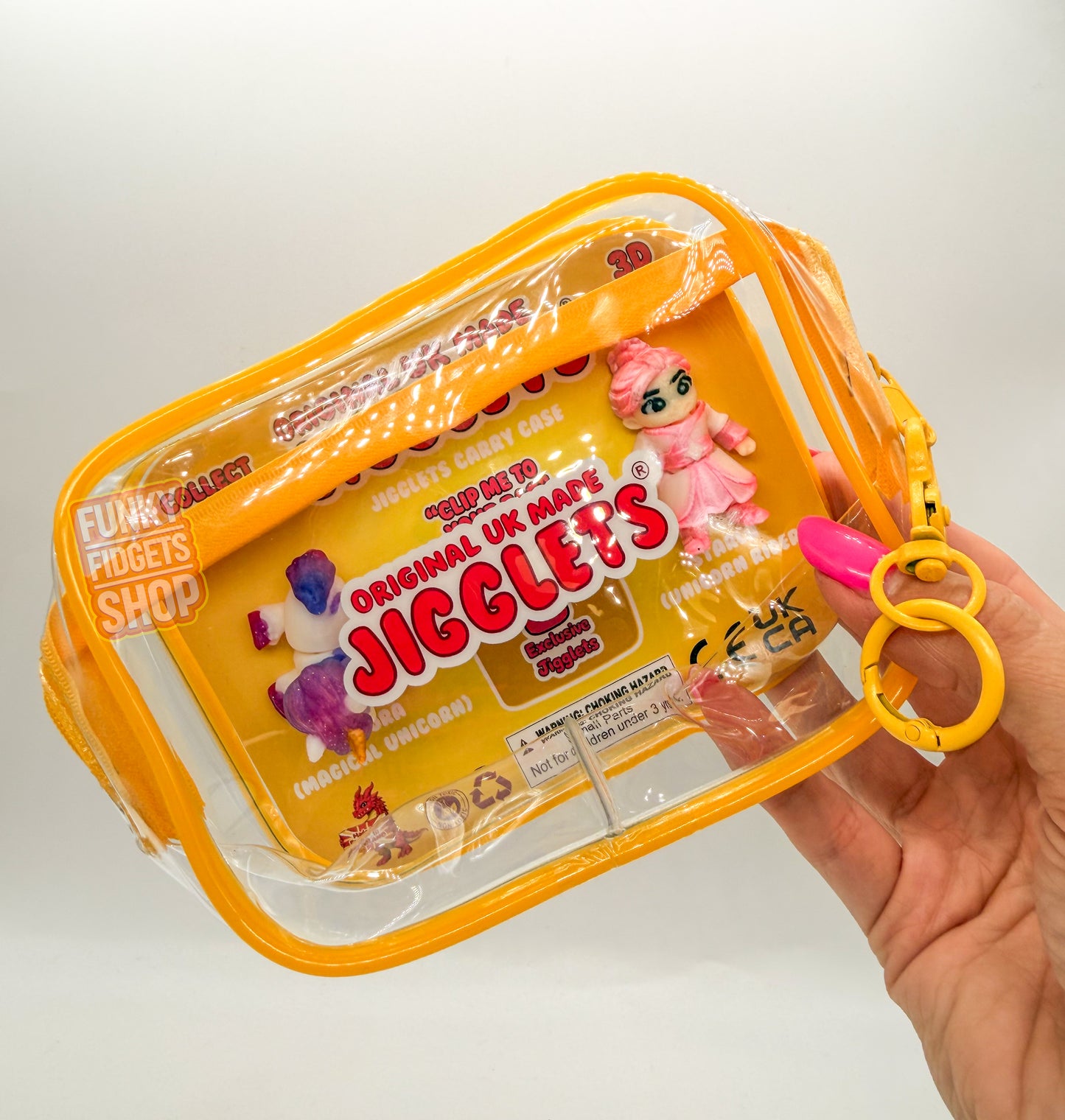 Jigglet Travel Pouch + 2 exclusive Jigglets