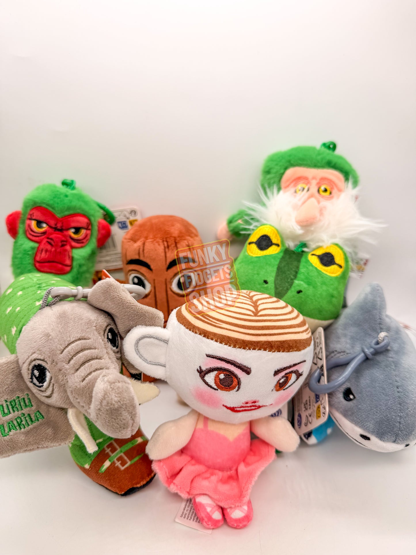 Brain Rot keychain plush