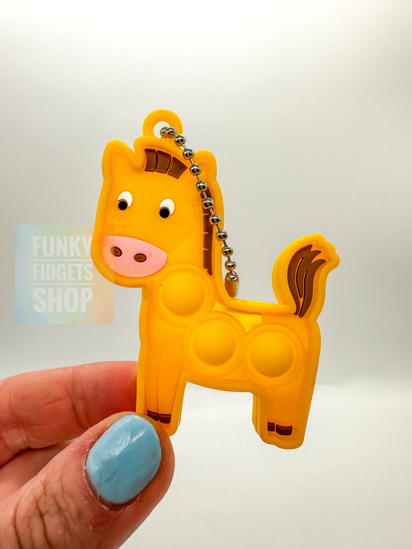 Animal Mini Pop It Keyring