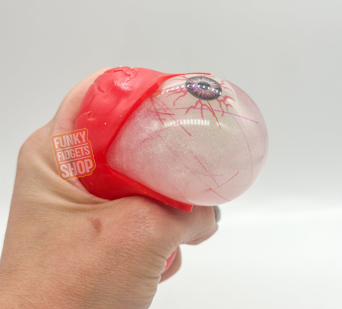 Scunchems squish eyeball - Glow in the dark