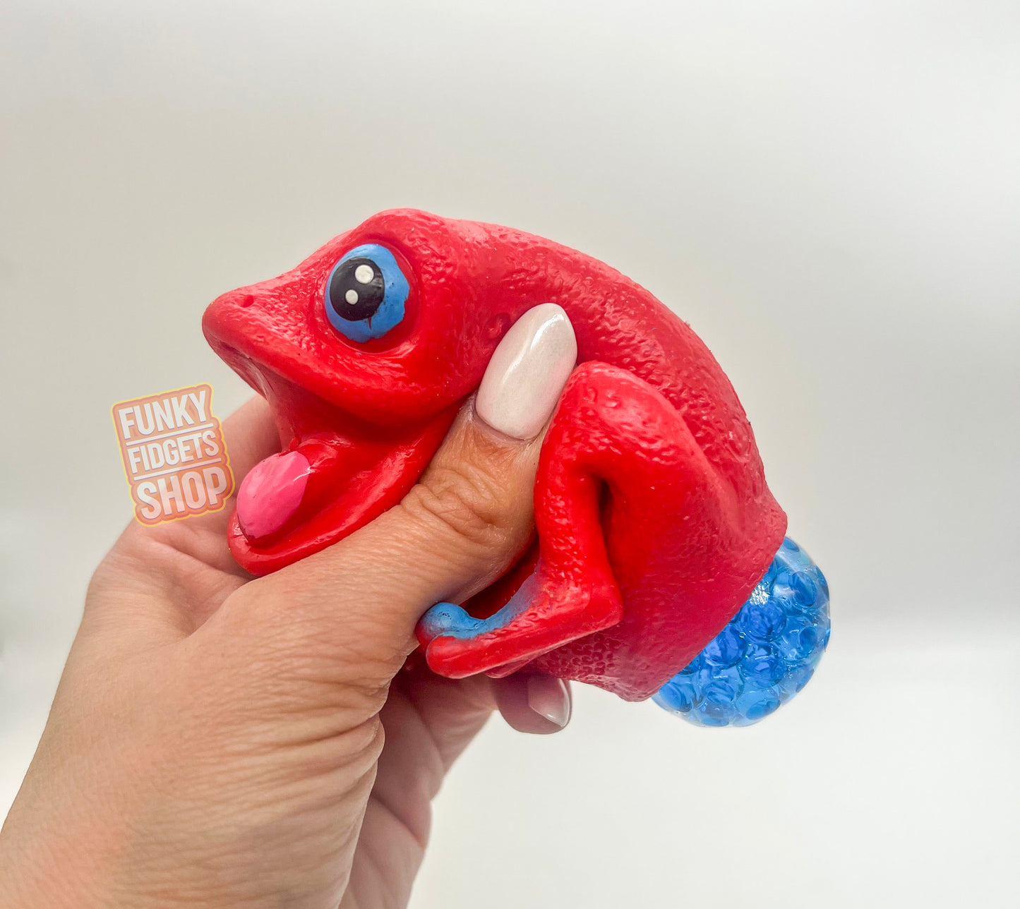 Squeezy frog with spawn