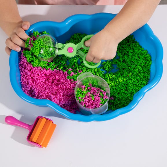 Pluffle play foam sensory station