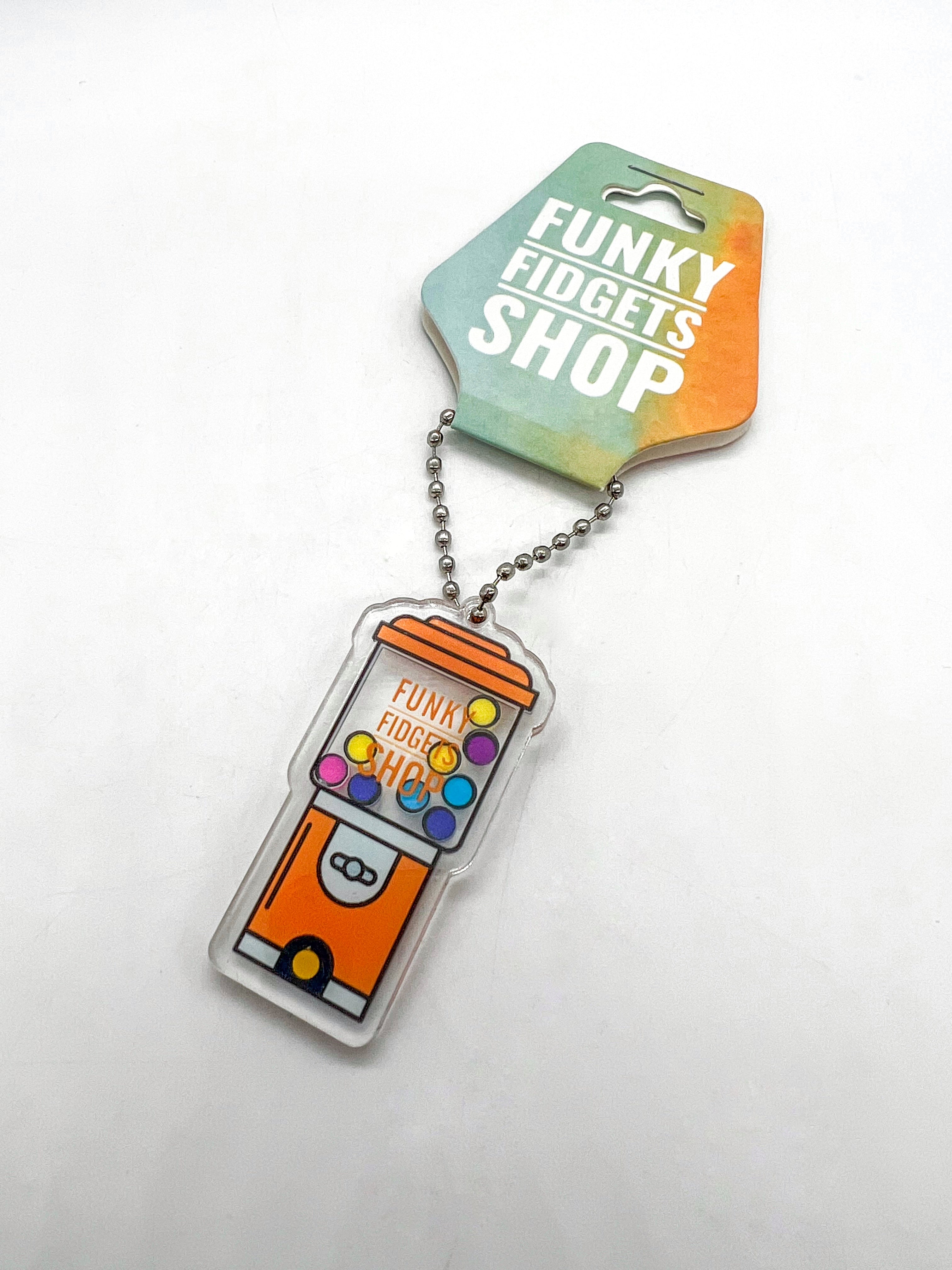Machine Shop Project Key Chain Vending Machine shaker Keychain – FunkyFidgetsShop