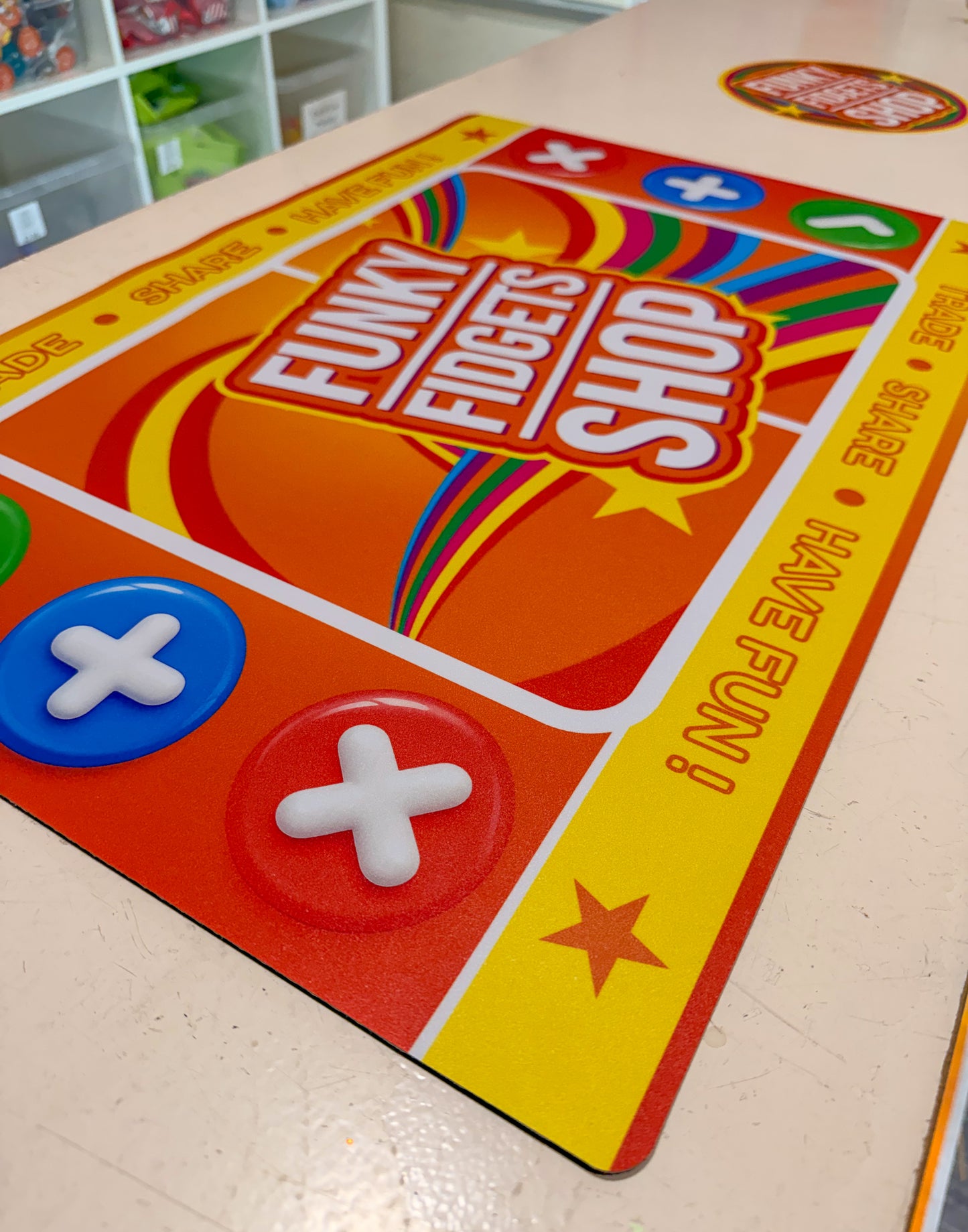 Funky Fidgets Trading Mat