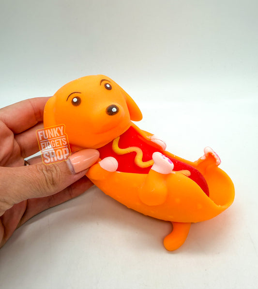 Squeeze hotdog