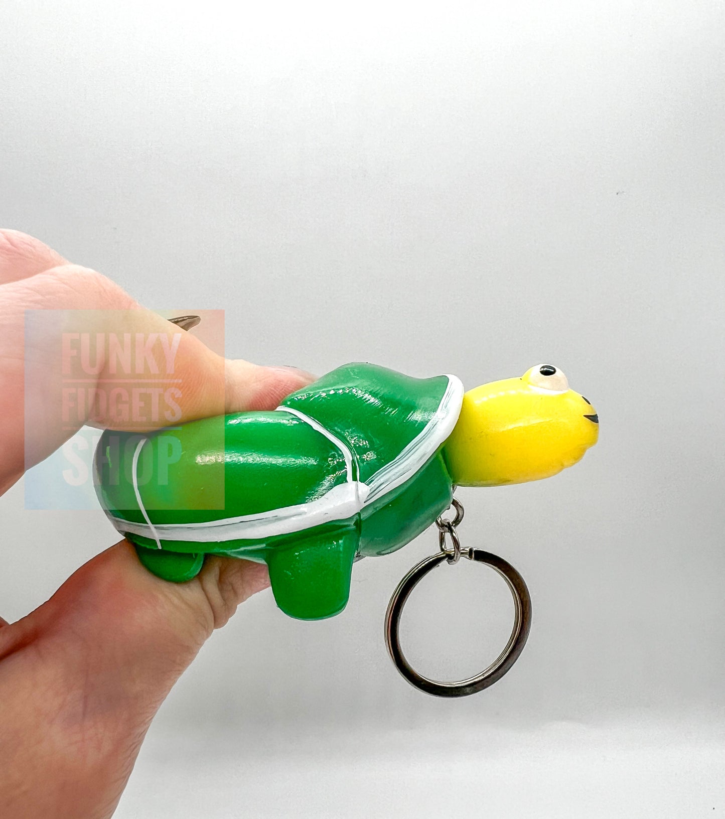 Pop out Turtle keychain