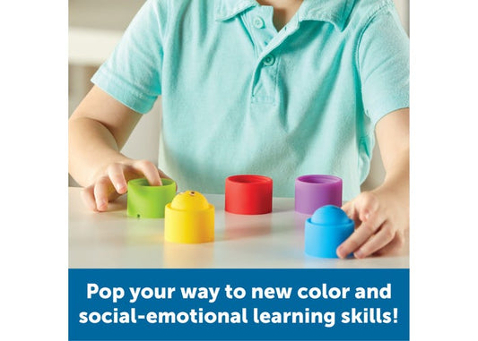 Rainbow emotions fidget poppers