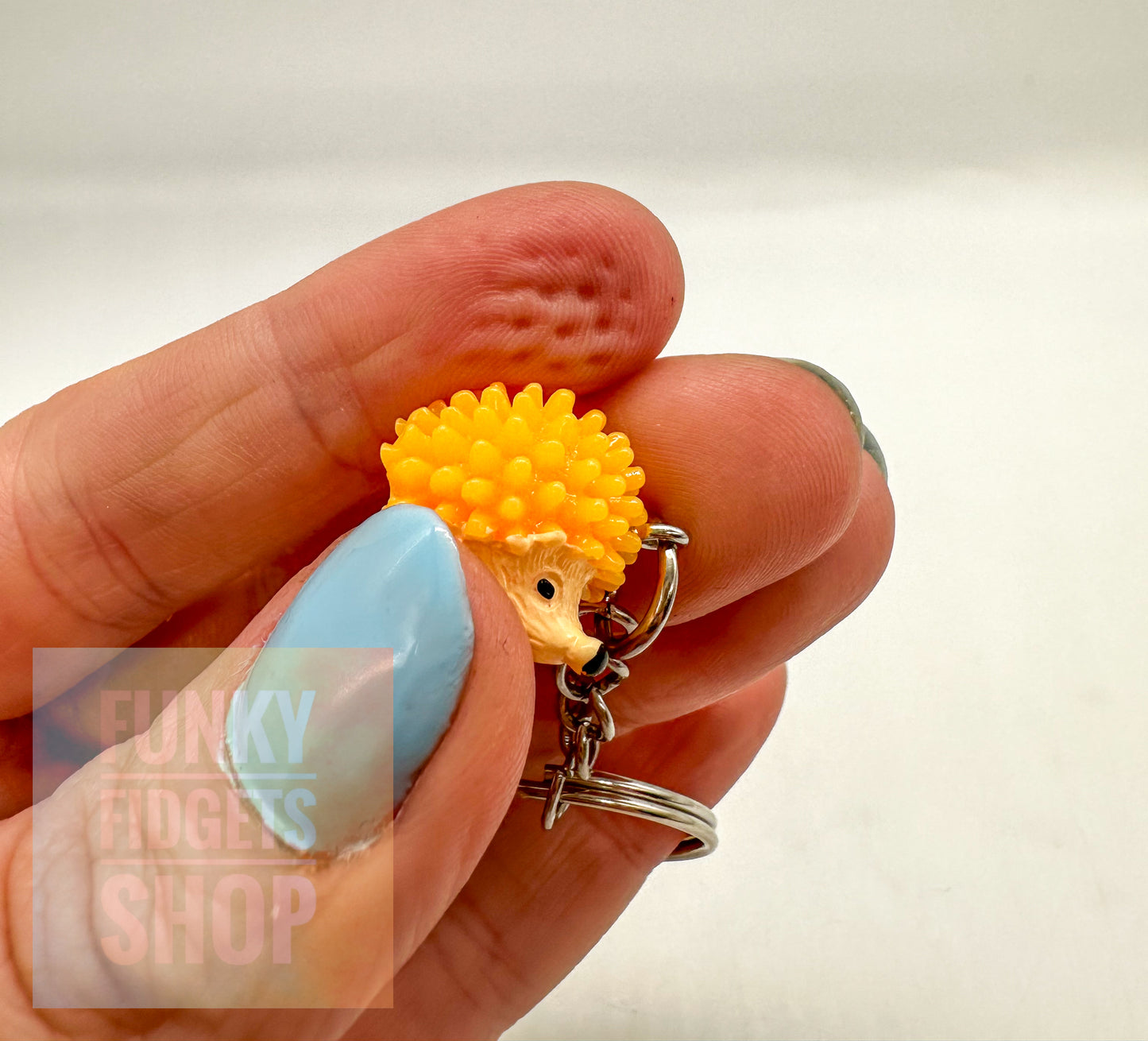 Prickles & Pressure Hedgehog keychain