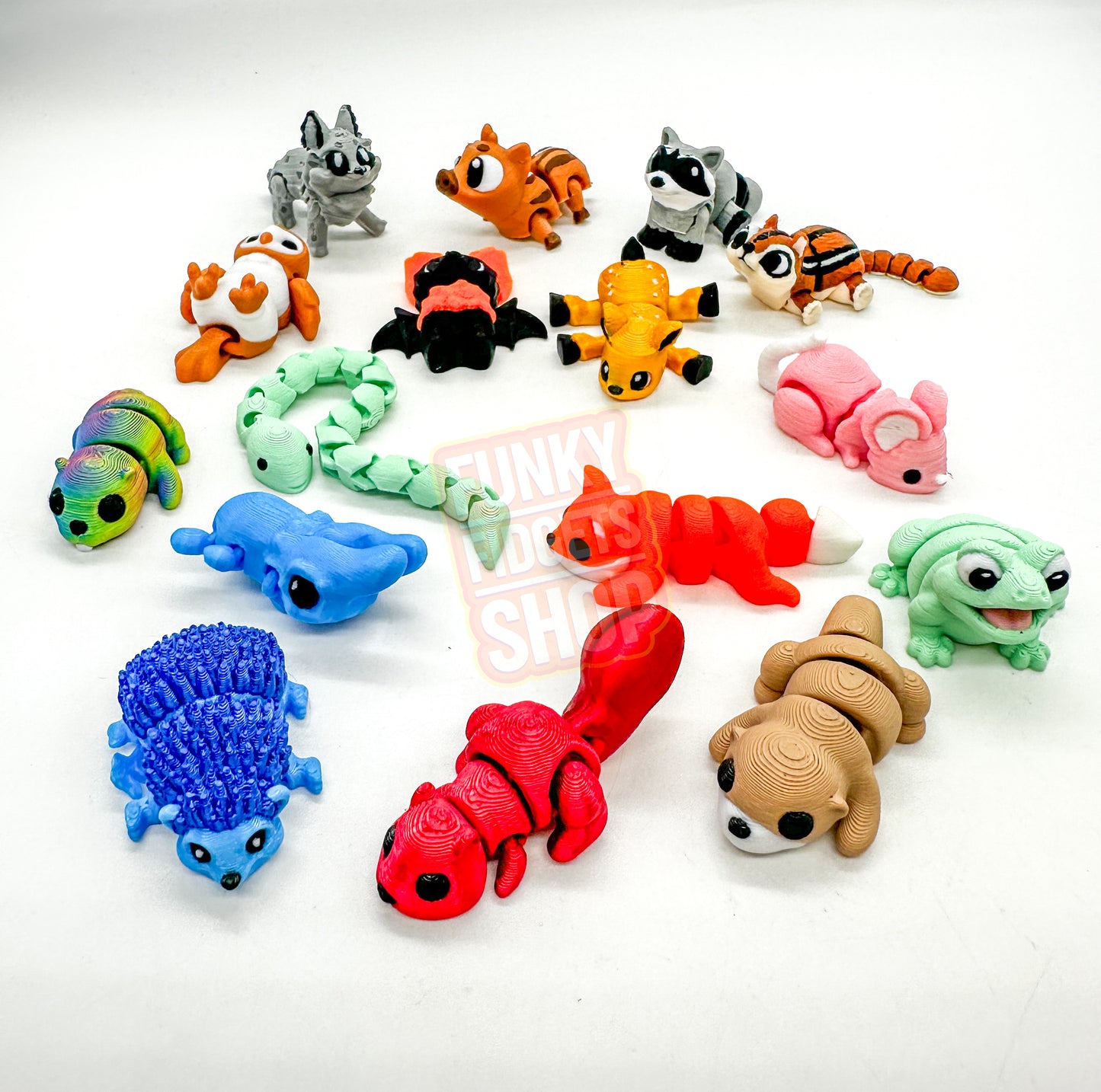Jigglets - 3D printed wiggle collectibles