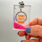 Funky Liquid Light up Keychain