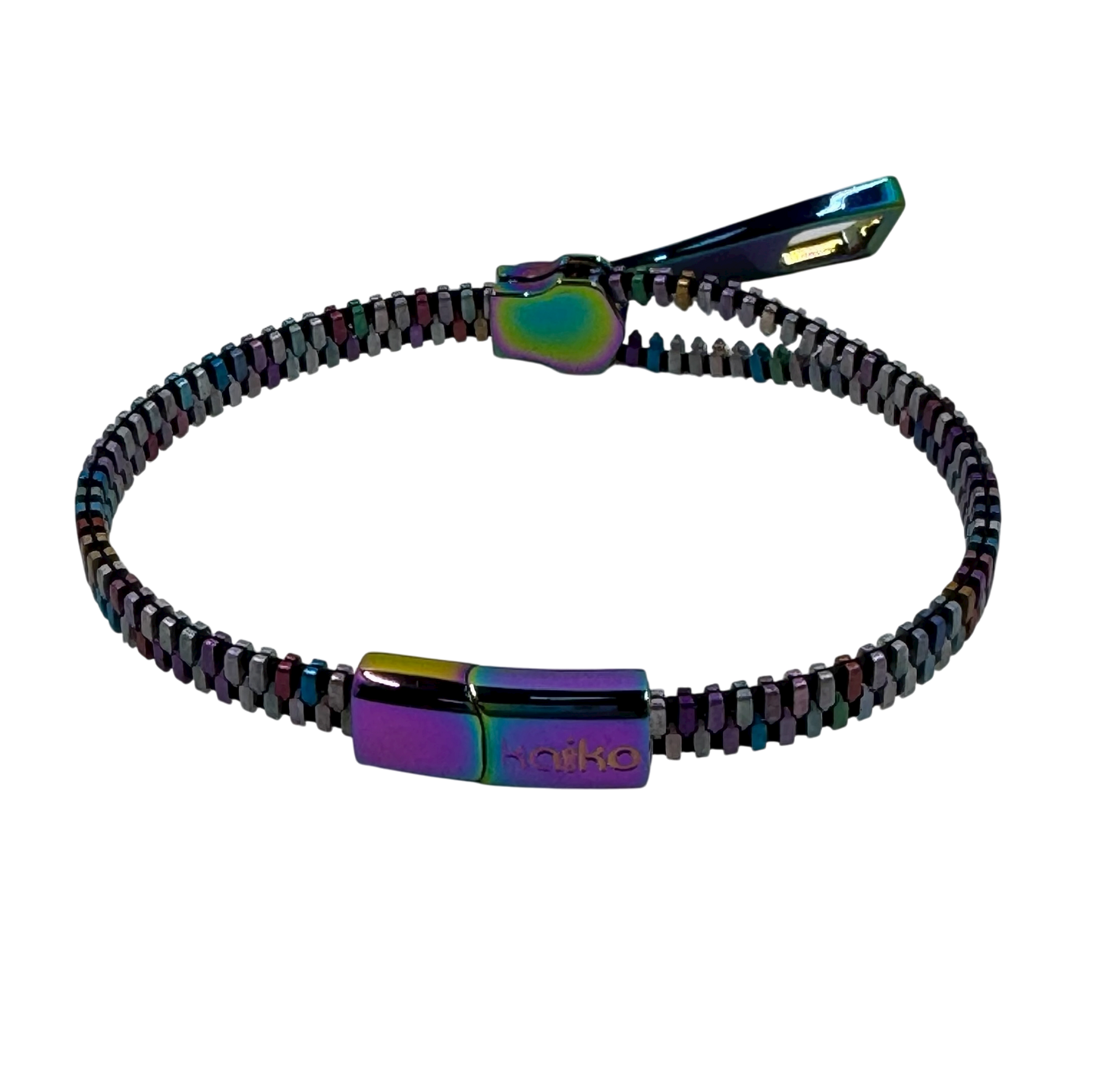 Kaiko Large Metal Zipper Bracelet y
