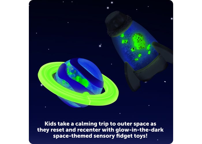 Soothing space sensory fidget set