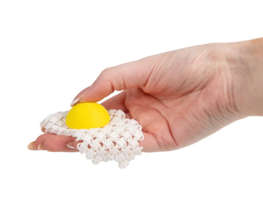 3D printed Fried Egg Clicker