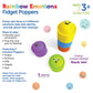 Rainbow emotions fidget poppers