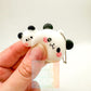 Panda pop out keyring