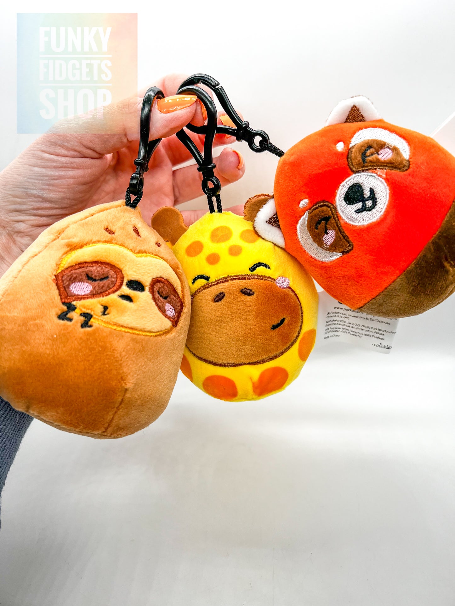 Mini squish plush keychain