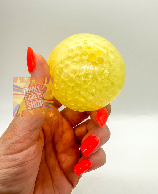 Orb duck and seek stress ball