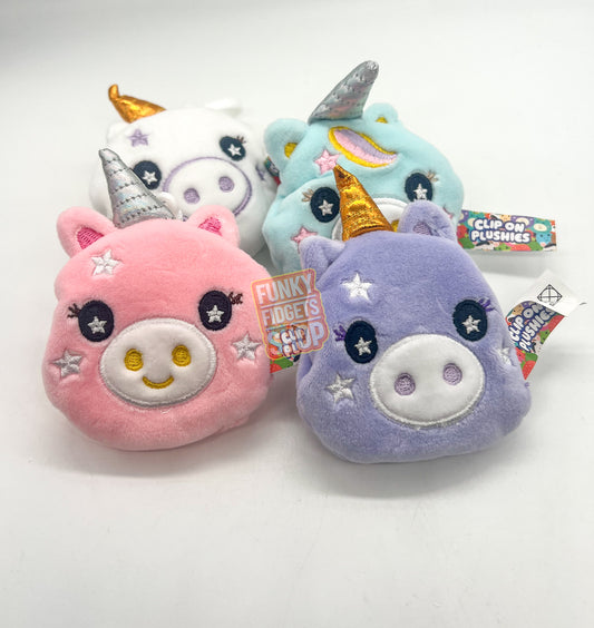 Crunchy Clip & Cuddle Plush Keyrings