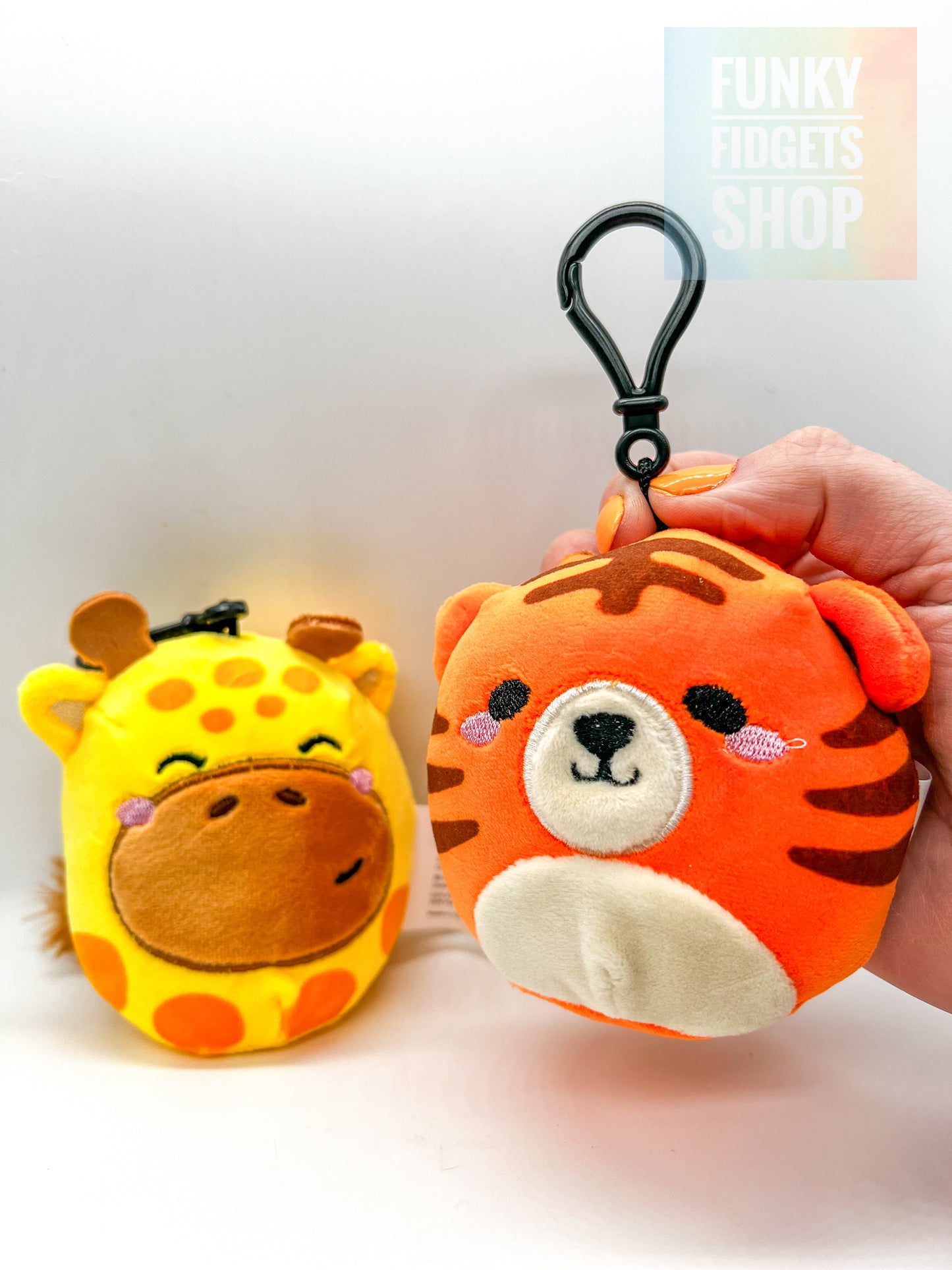 Mini squish plush keychain