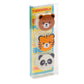 Tiger, Bear & Panda 3 Piece Eraser Set