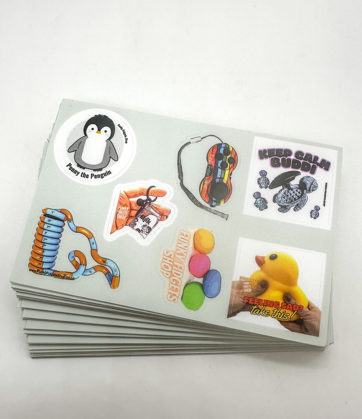 Funky Sticker sheet – FunkyFidgetsShop